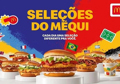 Promoção dos lanches da Copa 2022 Mc Donald's