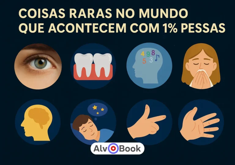 Coisas raras no mundo que acontecem com 1% das pessoas - AlvoBook