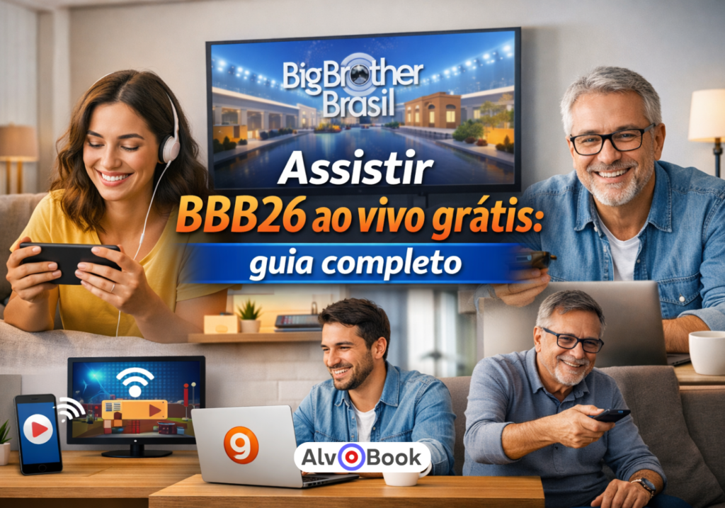Assistir BBB26 ao vivo grátis: guia completo - Alvo Book